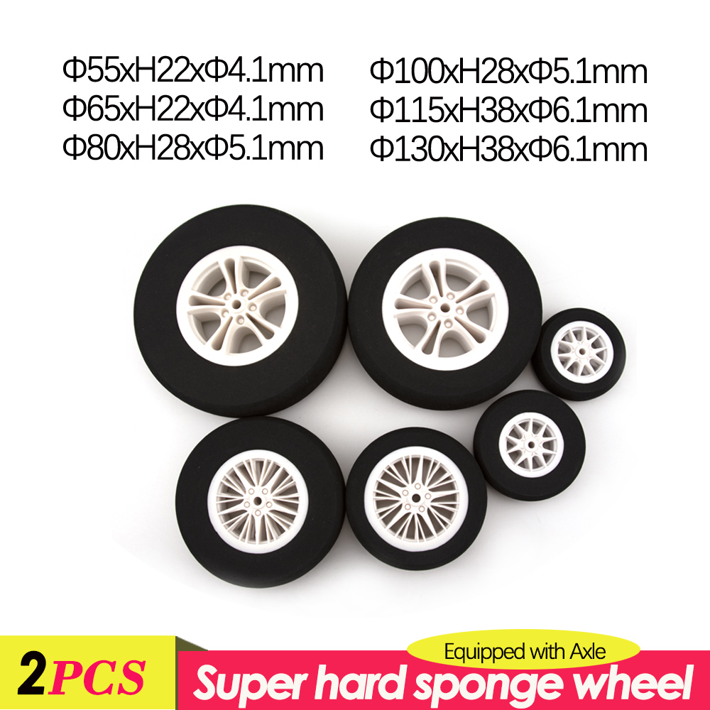 Rc Hobby Hub - 1 paire de roues en éponge,
