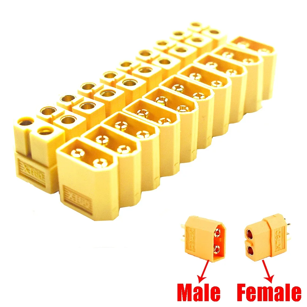 Rc Hobby Wholesale - Lot de 10 connecteurs mâles et