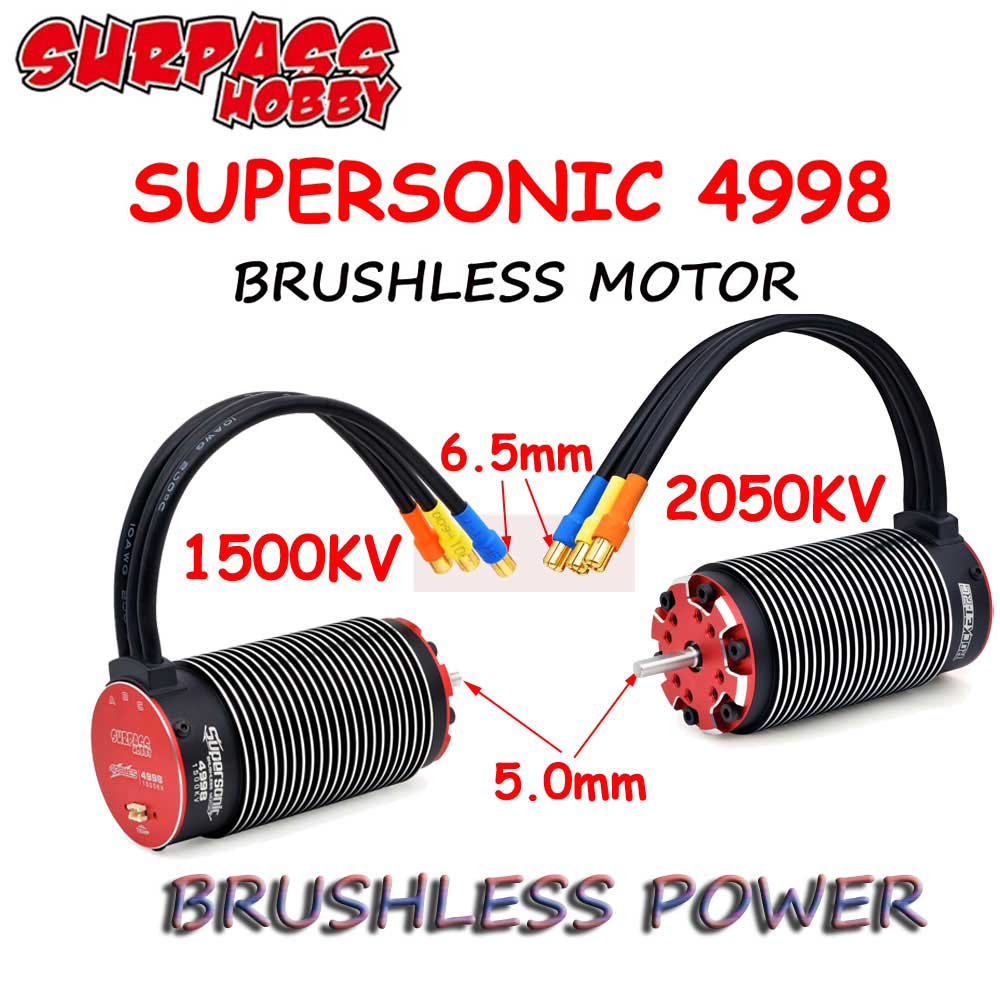 Rc Hobby Monster Truck - SurpassHobby Rocket Supersonic V2 4998 Brushless