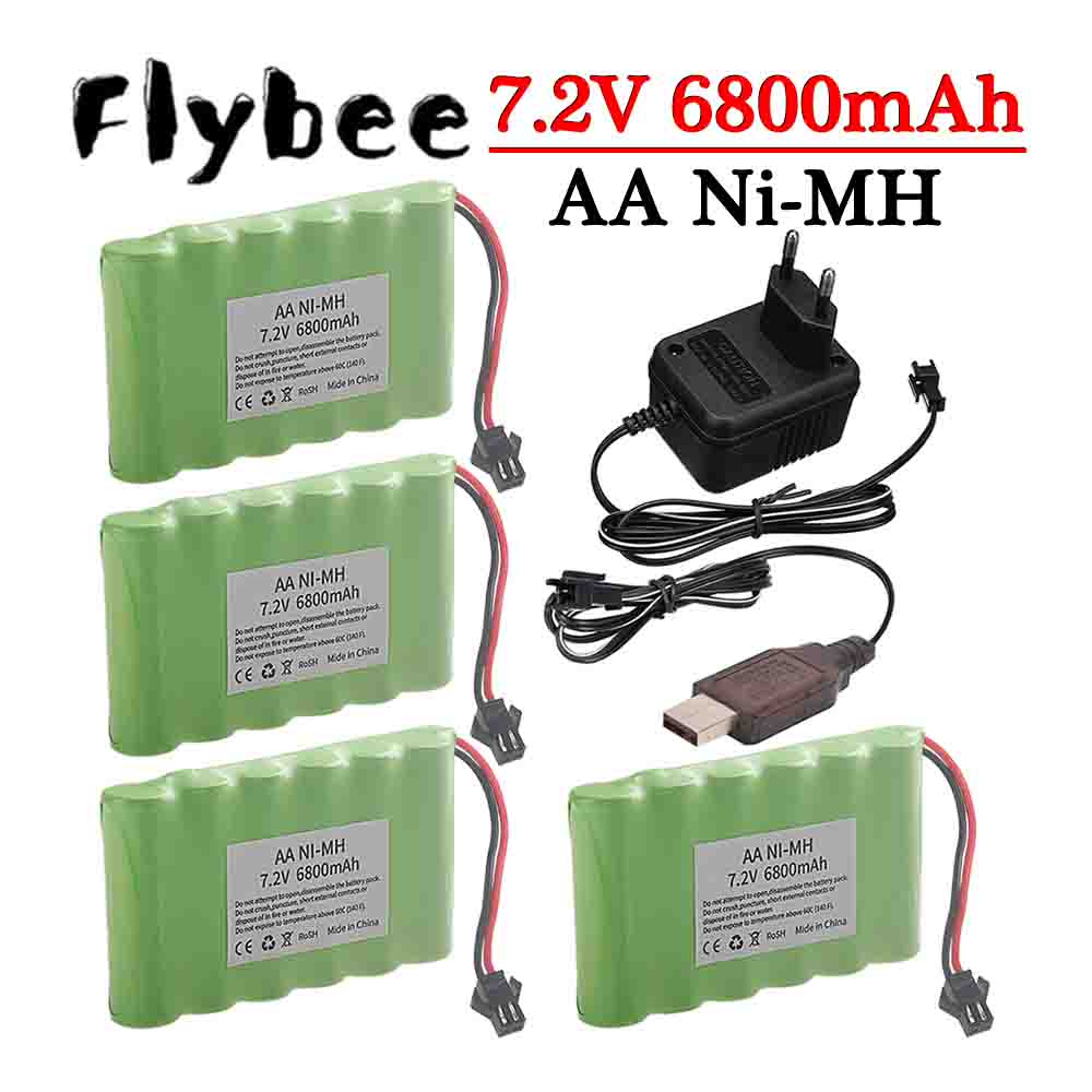 Rc Hobby Hub - Batterie Ni-MH 7.2V 6800mAh SM Plug