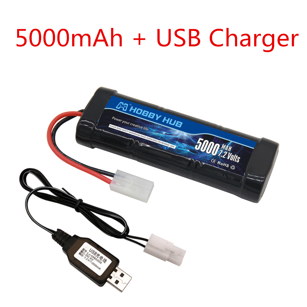 Batterie Ni-MH 7.2V 5000mAh av - Rc Hobbyking avis et prix