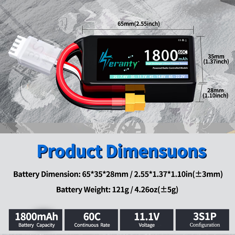 2/4 pièces TERANTY Lipo batter - Rc Hobbyking avis et prix