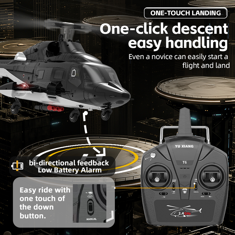 Hélicoptère RC Yuxiang F02 Air - Rc Hobby Airwolf avis et prix