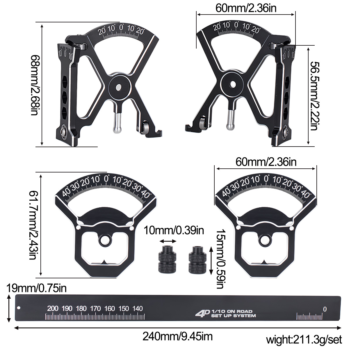 Système de réglage CNC en alum - Rc Hobby Tools avis et prix