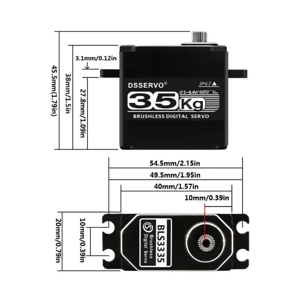 Servomoteur numérique BLS3335  - Rc Hobby Tools avis et prix