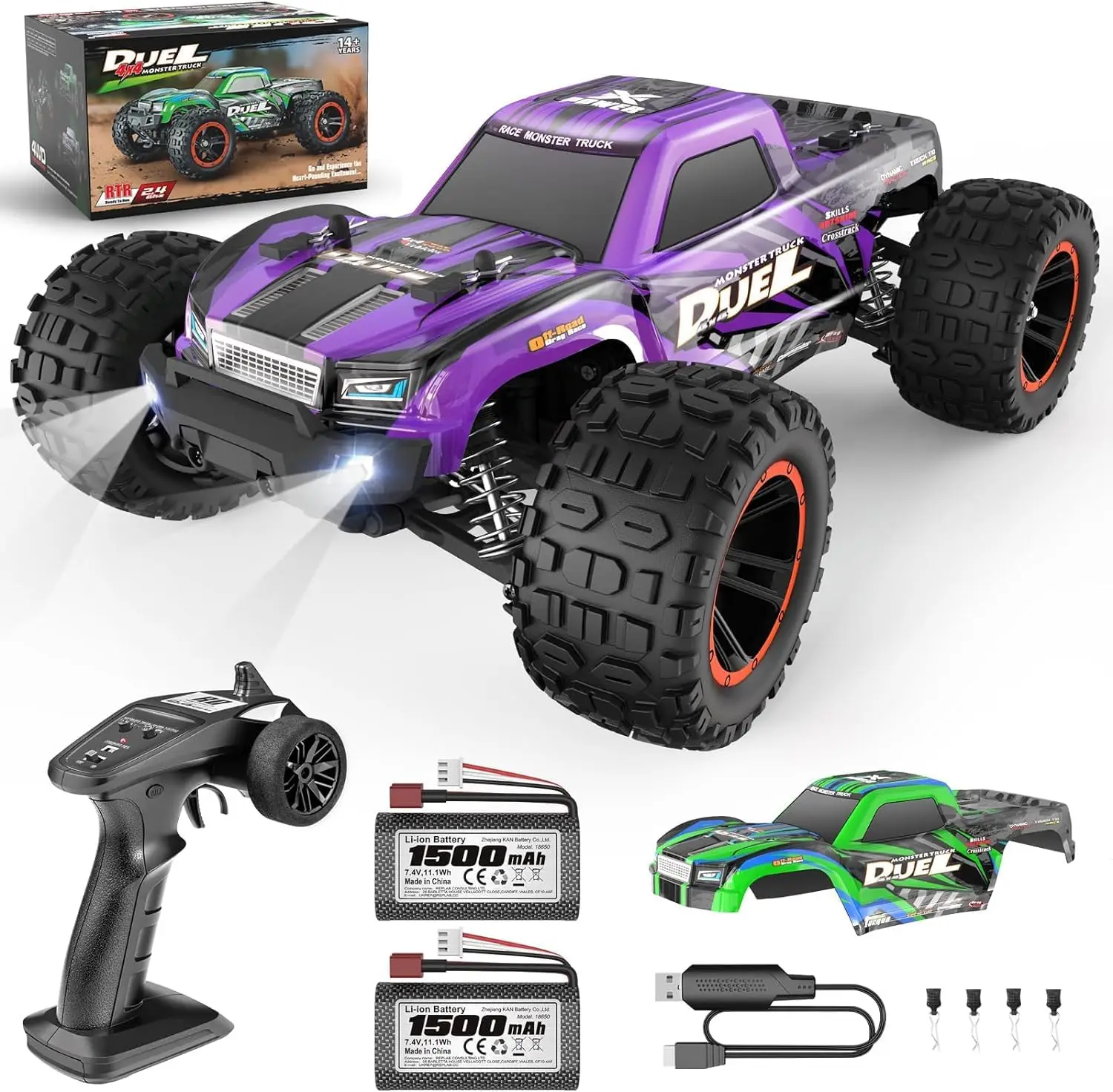 Camions RC 1:14, Voiture téléc - Rc Hobby Monster Truck avis et prix