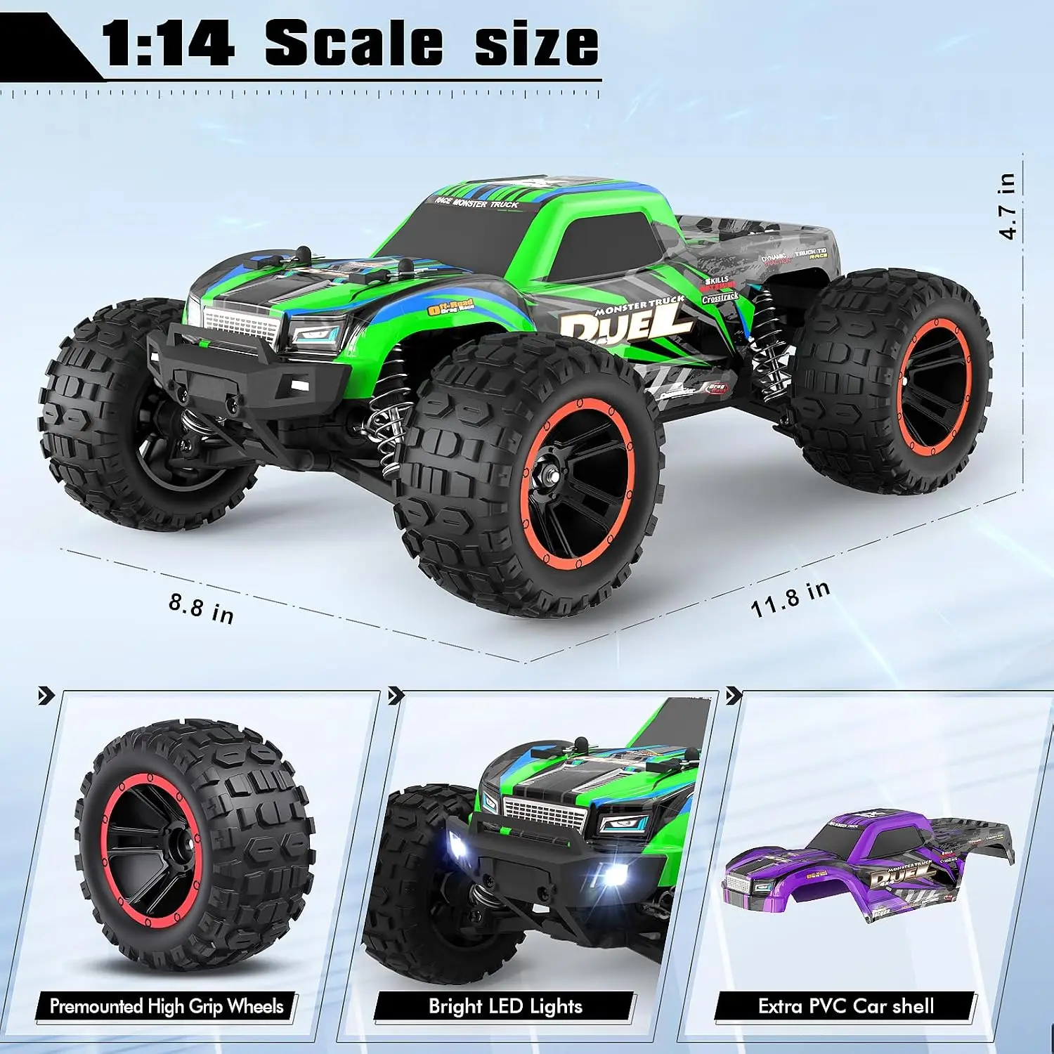 Camions RC 1:14, Voiture téléc - Rc Hobby Monster Truck avis et prix