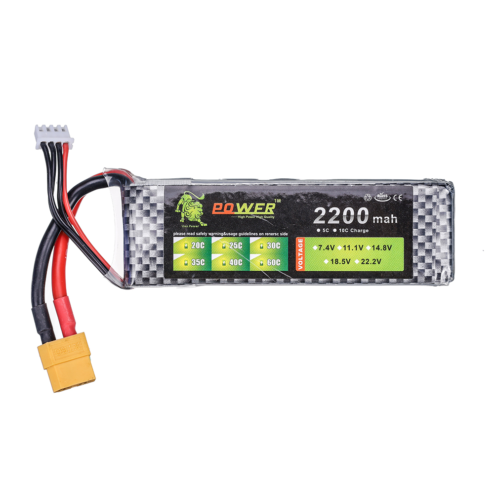 Batterie Lipo 3S 11.1V 2200mAh - Rc Hobby Hub avis et prix